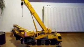 RC CRANE LIFT OTHER RC CRANE BIG SELF MADE RC CRANE RC CONSTRUCTION SITE LTM 1100 [upl. by Mandle]