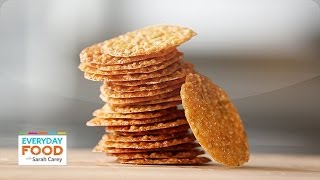 Lacy Almond Cookies  Everyday Food with Sarah Carey [upl. by Mannuela]