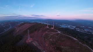 Beautiful Fpv Sunset  4K Miradouro das Sete Cidades [upl. by Fredel]