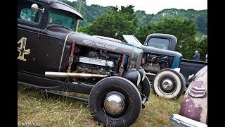 VHRA Pendine Sands Hot Rod Races July 1st 2018  Morning Walk Around The Car Park [upl. by Allie271]