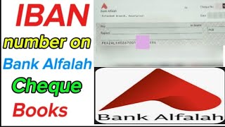 IBAN Number On Bank Alfalah Cheque Book [upl. by Lertnek]