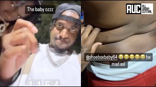 Lil Reese Trolls Shoebox Baby Pinched His Jellyrolls On OBlock [upl. by Enorel]