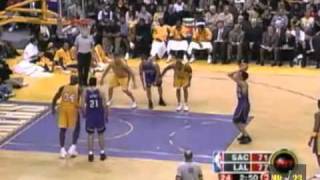 Peja Stojakovic Highlights vs Los Angeles Lakers 2004  37 points [upl. by Terag]