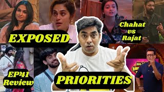 Bigg Boss 18 EP41 Review Rajat vs Chahat PRIORITIES Vivian vs Karan KasishShrutika EXPOSED [upl. by Nomde809]