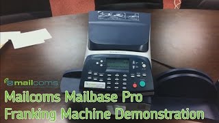 Franking Machines  Mailbase Pro franking machine  NEW [upl. by Ordnagela]