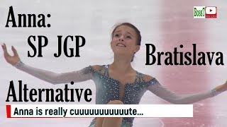 Anna SCHERBAKOVA  SP ISU JGP Bratislava 2018 Alternative [upl. by Akselaw]