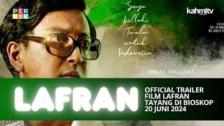 Film Lafran  Official Trailer  Tayang di Bioskop 20 Juni 2024 [upl. by Umeko867]