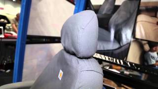 SEMA Show 2013  Covercrafts Carband Cargo Covers and Seat covers [upl. by Alhak]