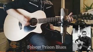 Johnny Cash  Folsom Prison Blues guitar cover [upl. by Arorua]