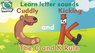 Nessy Spelling Strategy  Cuddly C and Kicking K  Learn to Spell [upl. by Aneral]