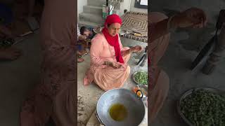 Desi Style Mein bhindi villagefood villagekitchen sunilpalvlogs [upl. by Atram]