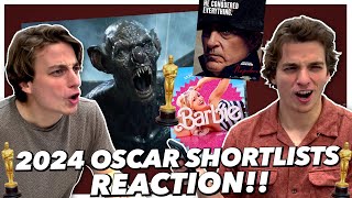 2024 Oscar Shortlists Reaction [upl. by Gold]