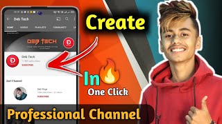 How To Create A YouTube Channel From Android In 2021 [upl. by Seafowl]