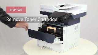 Xerox® VersaLink® B415 Multifunction Printer Replacing the Imaging Unit [upl. by Eiznik514]