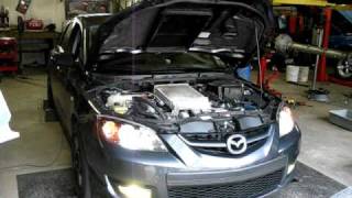 Mazdaspeed 3 Dyno Cobb stage 2 first pull [upl. by Sorce109]