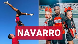 Navarro Cheer Team Skill Videos│quotCHEERquot Season 2 on Netflix [upl. by Ahsinet]