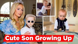 Paris Hiltons Cute Son Phoenix Growing Up And He Crawling Around Her Home [upl. by Gelhar]