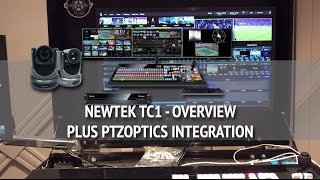 Newtek Tricaster TC1  Brief Overview  PTZ Camera Integration [upl. by Lakin]