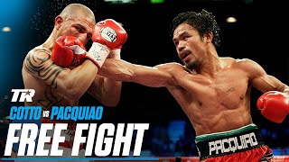 Manny Pacquiao vs Miguel Cotto  ON THIS DAY FREE FIGHT  Pacquiao Wins Welterweight Gold [upl. by Atsahs]