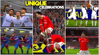 Top Hidden Goal Celebrations in Efootball 2022 Mobile  Top 10 Celebrations🔥 [upl. by Culbertson]