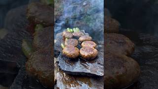 Doğal Taş Ocakta Köfte Ekmek 🥩  meatballs in natural stone quarry [upl. by Llennoj872]