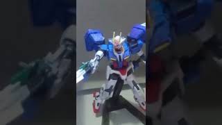 Gundam OO raiserseven swords stop motion build [upl. by Aisekal]