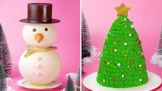 Merry Christmas Cake Recipes  Beautiful Christmas Cake Decorating Ideas  So Yummy [upl. by Ahen]