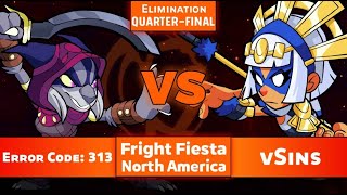 Error Code 313 vs vSins  Elimination QuarterFinal  Fright Fiesta  NA 1v1 [upl. by Abehsile]