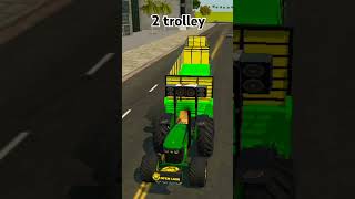 John Deere ki loaded trolleyshortvideo like subscribe please viralvideo johndeere trolley [upl. by Eixela]