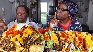 ITS quotOURquot CHANNEL NOW TACOS amp NACHOS MUKBANG EATING SHOW [upl. by Kire]