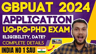 All about Pantnagar University 2024 Entrance Exam • GBPUAT Pantnagar 2024 Exam Eligibility Course [upl. by Lexy490]