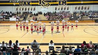 Liberty Belles Senior Pom AAYFDT Cheer Competition 2024 [upl. by Aicirt]