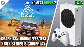 Dakar Desert Rally 60FPS Update  Xbox Series S Gameplay  FPS Test [upl. by Ingham]