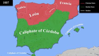 History of Reconquista 702  1492  Every Year [upl. by Dot352]