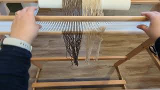 Intro to Weaving Part 2 Warping a Rigid Heddle Loom [upl. by Hegyera]