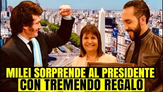 Berberana y Menoni Motivo del Problema el Regalo de Milei al Presidente Bukele [upl. by Aidan]