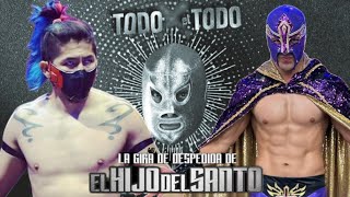 Redimido vs Kratoz  Gira del Adios Hijo del Santo Arena Monterrey [upl. by Vigen]