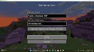 How To Join Public Lifesteal SMP  IP  straindeznet [upl. by Ursola]