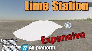 Lime Station  FS22 mod for all platforms [upl. by Nyrhtakyram]