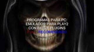 PROGRAMAS PARA PC PCSX2 092 emulador play 2 CON BIOS Y PLUGINS ULTIMOSFULL CONFIGURADO [upl. by Dario858]