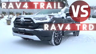 TOYOTA RAV4 TRD OFF ROAD VS RAV4 TRAIL  Adventure Trail TRD Offroad [upl. by Warchaw]