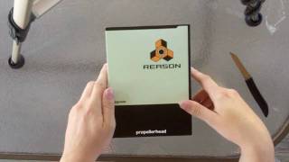 Reason 5 Unboxing With License Number  Propellerhead [upl. by Anitsyrhc]