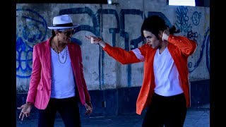 Michael Jackson Dancing With Bruno Mars Watch this video Impersonators [upl. by Netsyrc]