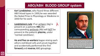 Hematology  4  U1L6  Landsteiner rules [upl. by Lehcar849]