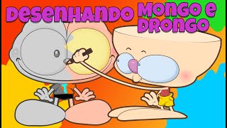 Como Desenhar e Pintar o Mongo e Drongo😱 tutorial passoapasso dicas diy [upl. by Krm]