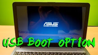 How to install Windows 10 on Asus X540 Laptop  Enable USB Boot in Bios Settings [upl. by Assed]