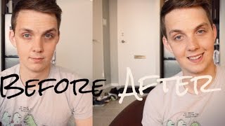 Basic Mens Makeup Routine [upl. by Merrow]