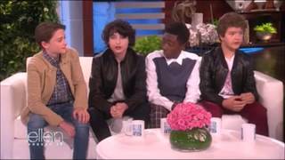 Stranger Things Cast on The Ellen Show [upl. by Gorges833]