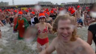 Nieuwjaarsduik Noordwijk 2019 [upl. by Nylecaj]