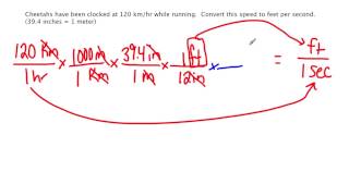 Convert speed in kmhr to ftsec [upl. by Marolda]